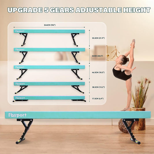 8ft Adjustable Balance Beam (USA)