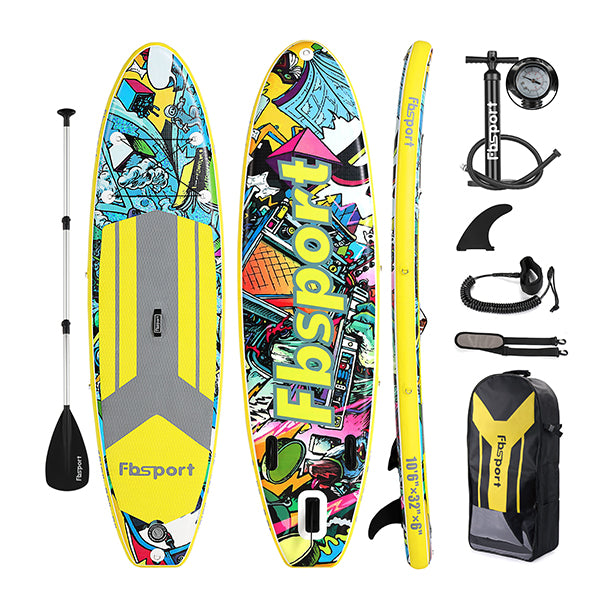 Stand Up Paddle Board - Graffiti Series - Yellow(UK)